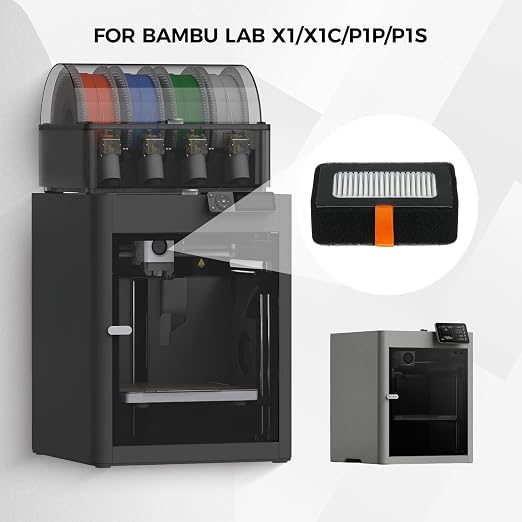 for Bambu Lab X1/X1C/P1P/P1S Series 3D Printers Air Filter Replacement - Image 5