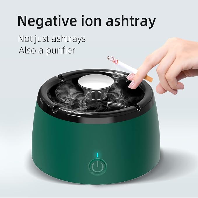 Smokeless Ashtrays for Cigarettes Indoor, Smokeless Ash tray for Home, smoke - Image 2