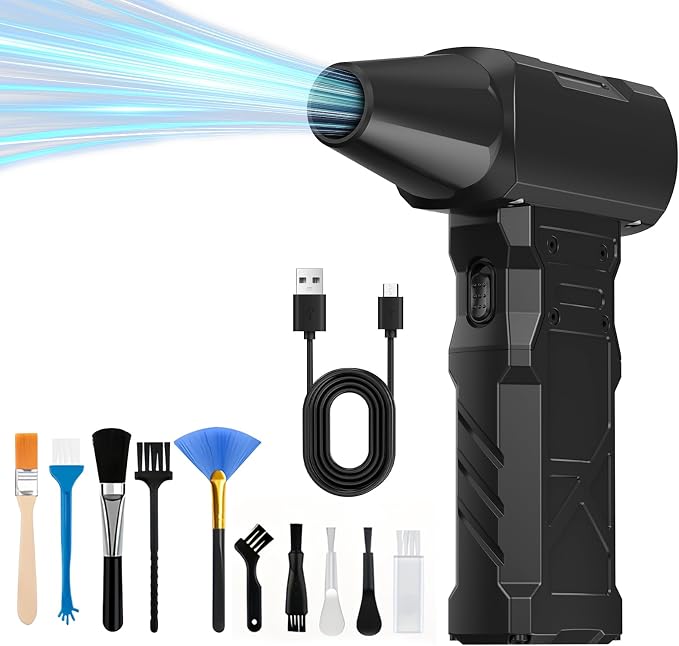 Compressed Air Duster-100000RPM Electric Air Duster by DaiweIon