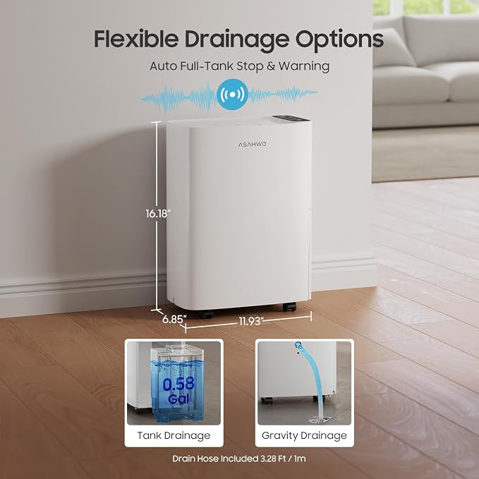 ASAHWo 2500 Sq.Ft Dehumidifier for Basement - Image 5