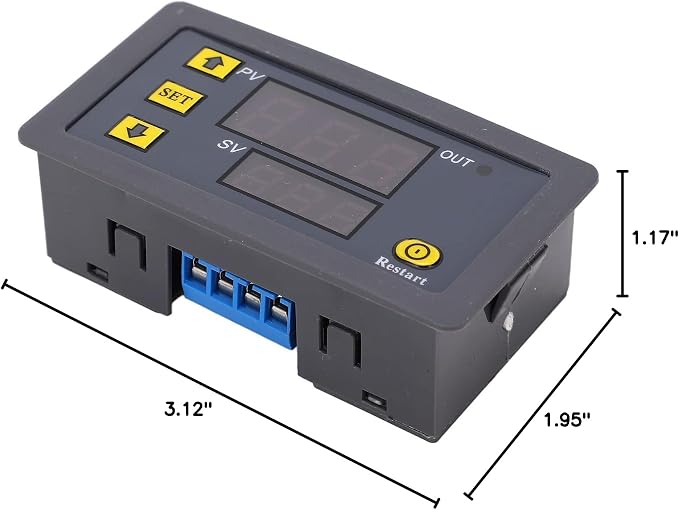 Large Screen Time Relay Module Time Relay Module, Delay Digital Timer Delay ON - Image 10