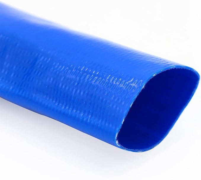 DAVCO 1.5" x 100 ft Pool Backwash Hose, Heavy Duty Reinforced Blue PVC Lay Flat - Image 8