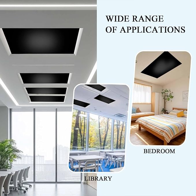 Magnetic Light Cover for Classroom Drop Ceiling, 4 Pack 4x2 Ft Fluorescent - Image 4