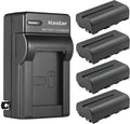 Kastar 4-Pack NP-F550 / NP-F570 Battery and AC Wall Charger Replacement by Kastar