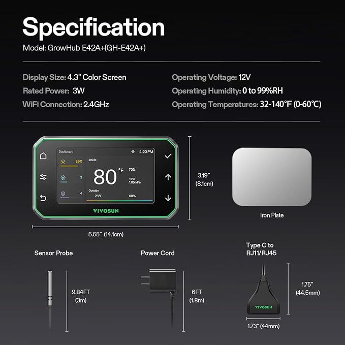 VIVOSUN GrowHub Controller E42A+ - Image 9