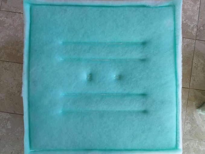Hiton Paint Spray Booth Tacky Intake Filter Pad 20" x 20", Series 55 - Image 2