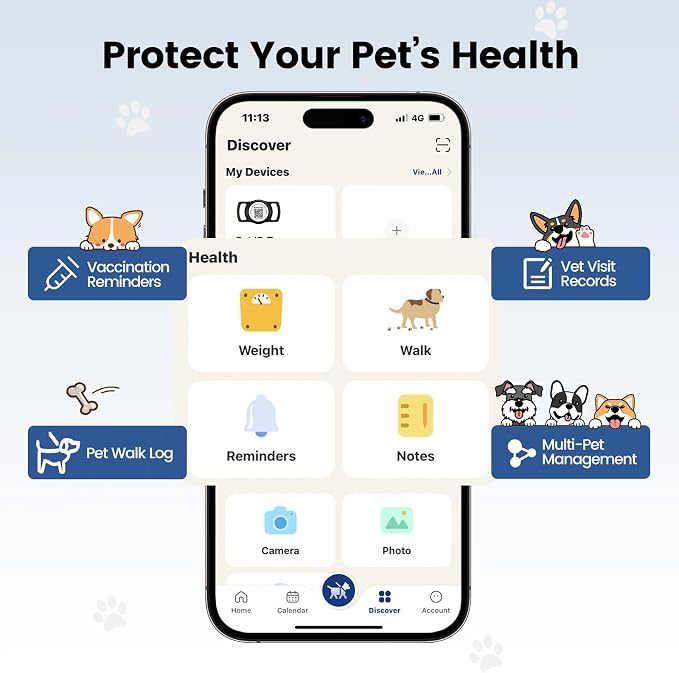 for AirTag Dog Collar Holder, Waterproof Smart QR Code Holder - Image 7