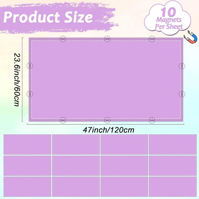 Wiooffen 12 Pcs Fluorescent Light Covers - Image 2
