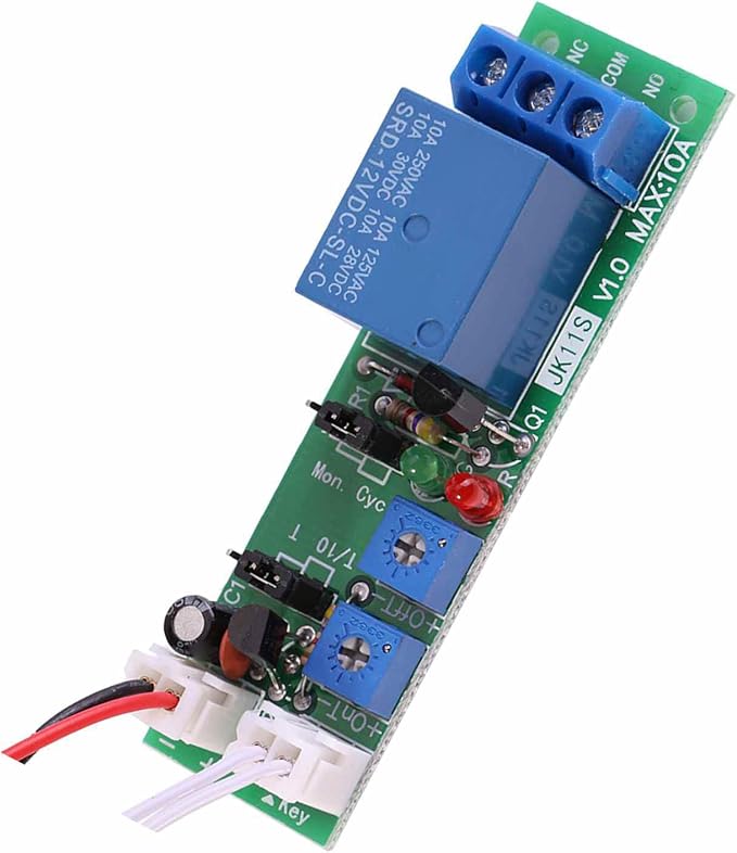 2PCS Timer Relay Module, Delay On Off Switch Module, Adjustable Timing - Image 2