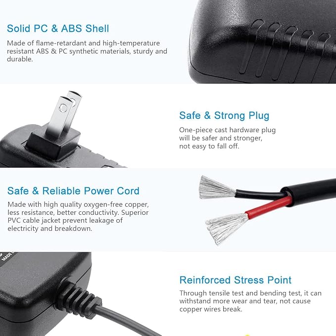BestCH AC DC Adapter Compatible - Image 3