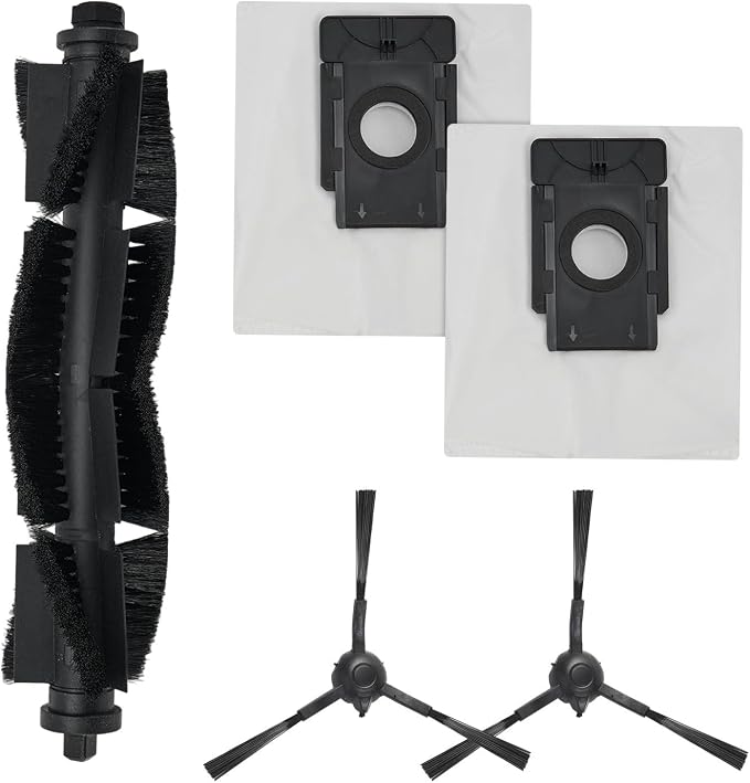 Replacement Main Brush Side Brushes Dust Bags Set, - Image 3