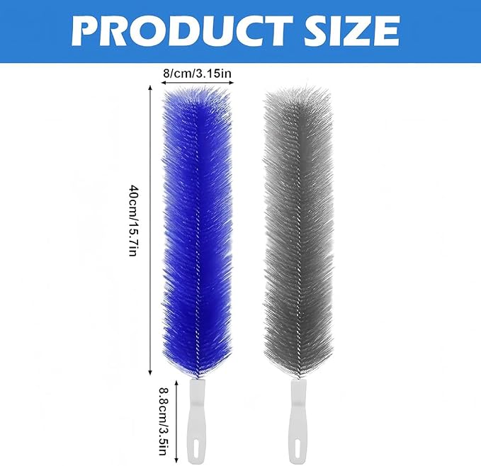 Bendable Microfiber Head Reusable Dust Remover Fan Cleaner Brush - Image 7