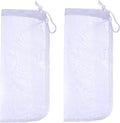ALEGI Media Filter Bag Aquarium Extra Fine, Reusable 180 Micron Drawstring Mesh by ALEGIAquarium