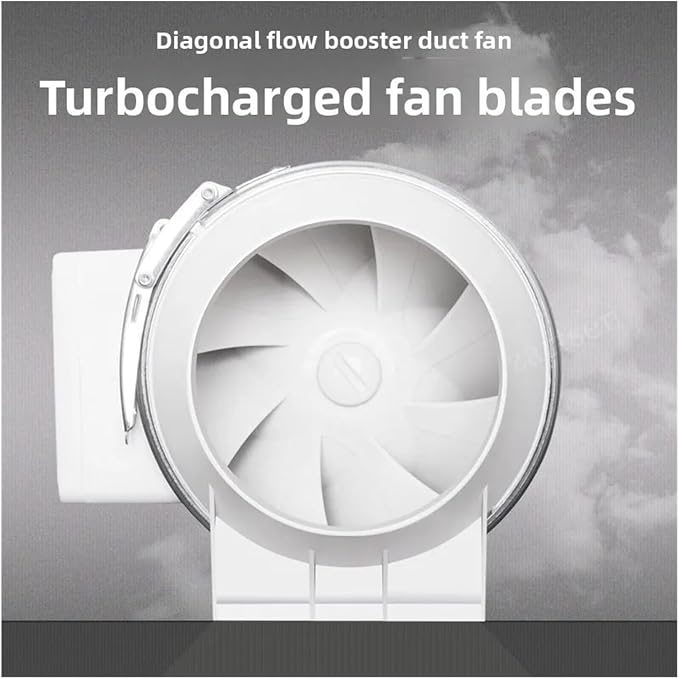 Exhaust Fan Mute Inline Duct Fan Bathroom Exhaust Fan Ventilation Equipment - Image 3