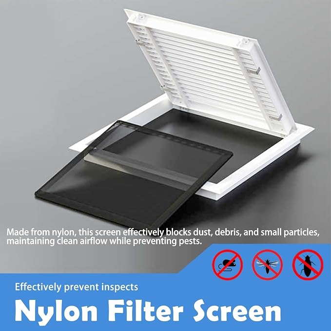 Removable Air Filter Grille Vent Cover 200x500mm - Image 4
