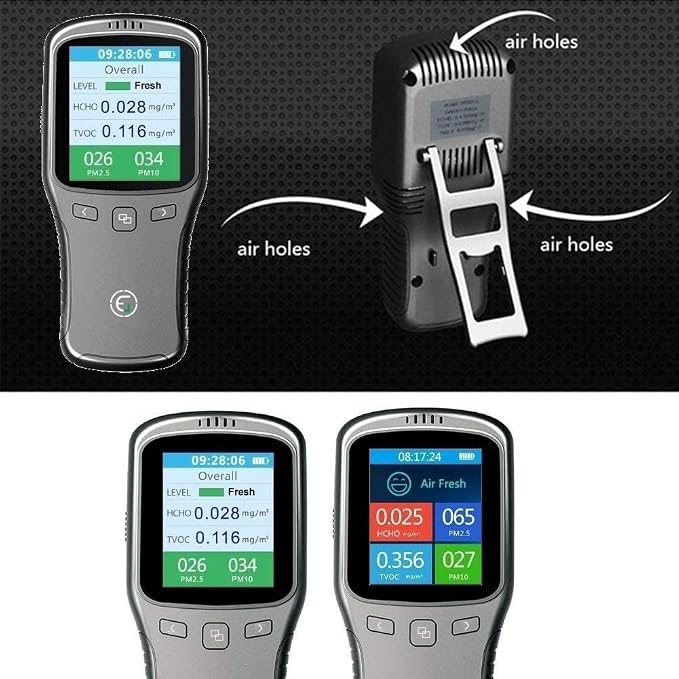 EG Air Quality Monitor, Formaldehyde Detector, Pollution Meter, Tester; Detect - Image 5