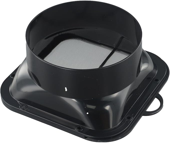 ABS Wall Flange Air Vent With Filter 150Mm Duct Fan Hose Connector - Image 8