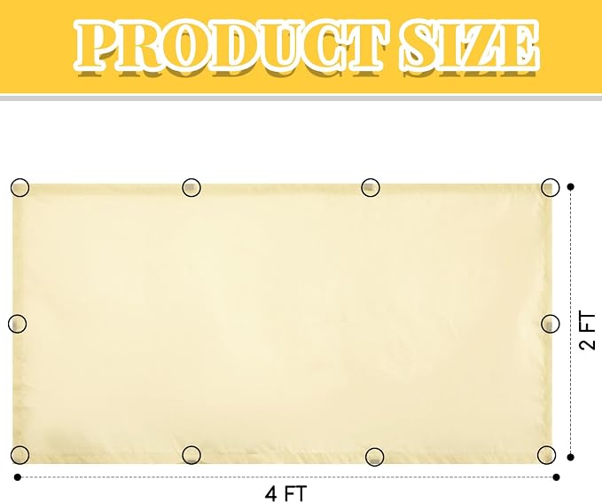 Hortsun Pack of 2 Fluorescent Light Covers 4 x 2 Feet Magnetic Ceiling Light - Image 2