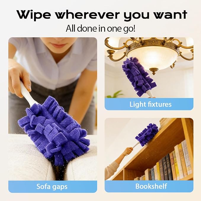Duster Refills Reusable, 360° Heavy Duty Fleece Reusable Duster Refills Duster - Image 7
