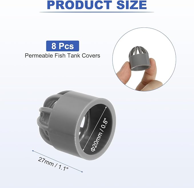 PATIKIL 0.8 Inch Fish Cover Permeable Cap - Image 2