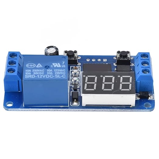 12V Digital Timer Relay Module by Unknown