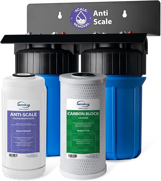 iSpring WGB21B-DS 2-Stage Whole House Water Filtration System, by iSpring