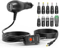 Powseed 34W 3V 4.5V 5V 6V 7.5V 9V 12V DC Car Charger by Powseed