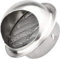 Wall Vent Cover 2"-12" Stainless Steel Round Exhaust Grille Outlet Ventilation by DUYULIANG