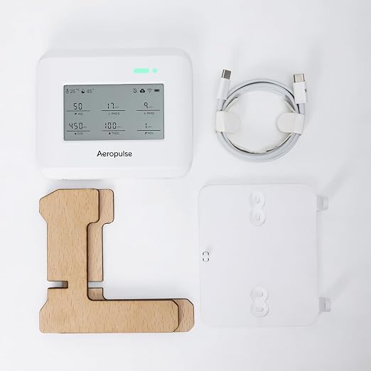 Aeropulse Indoor Air Quality Monitor | CO2, Temperature, Humidity&AirPressure| - Image 9