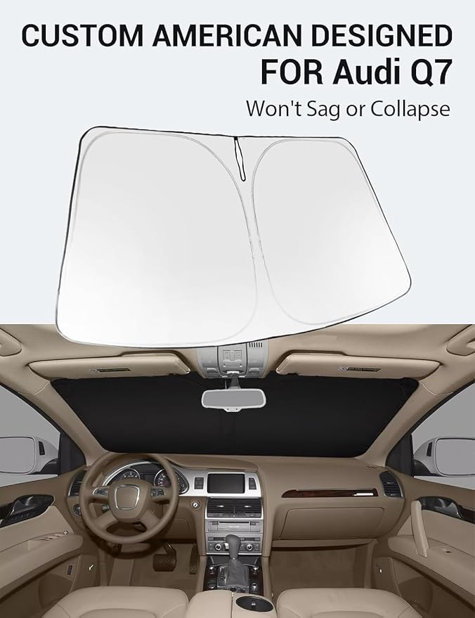 Proadsy 2026 Upgrade Front Windshield Sun Shade Foldable Sunshade Protector - Image 2