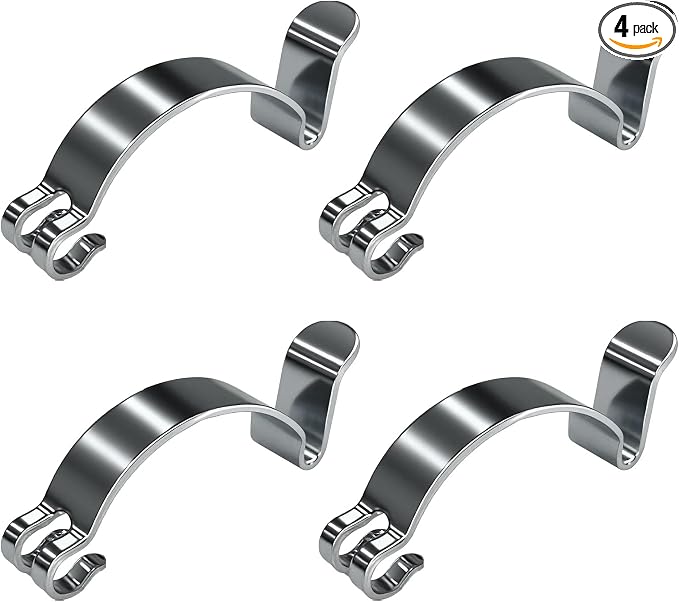 Car Air Filter Clips, Metal Air Filter Cleaner Housing Box Lid Spring Clamp by Unknown