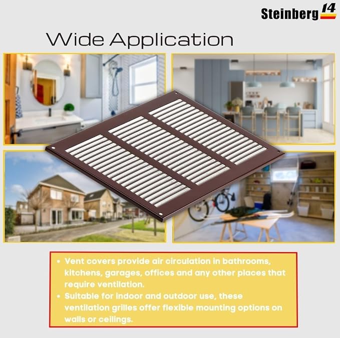 Steinberg14 Brown Vent Cover 10x6 - Image 4