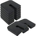 U Rubber Isolator Pads 2 3/4 X 2 3/4 Air Conditioner Shock Pad Anti Vibration by YIEHRNS