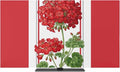 Spring Summer Flowers Geranium Indoor TV Cover, Elastic TV Screen Protector Red by Unknown