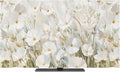 Summer White Gardenia Flower Indoor TV Cover, Elastic TV Screen Protector by Unknown