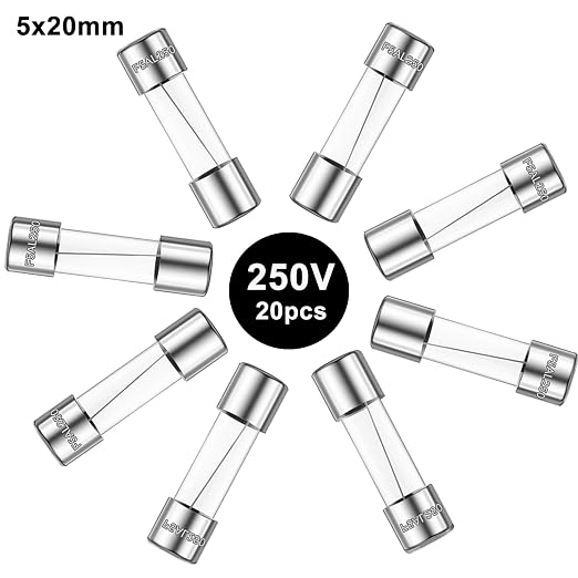 20PCS F3AL250V 5 x 20mm Fast Blow Glass Fuses 3A 3Amp 250V Glass Fuse, 0.2 x - Image 2