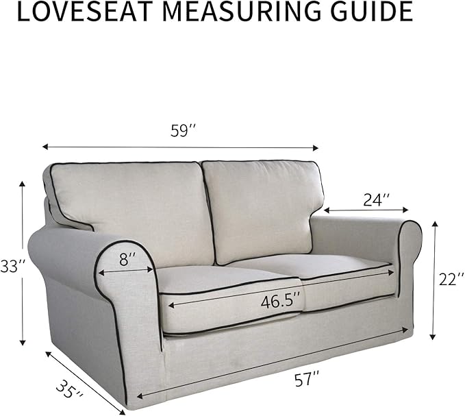 PureFit Super Stretch Sofa Slipcover – Spandex Non Slip Soft Couch Sofa Cover, Washable Furniture Protector with Non Skid Foam and Elastic Bottom for Kids, Pets （Loveseat, Red）