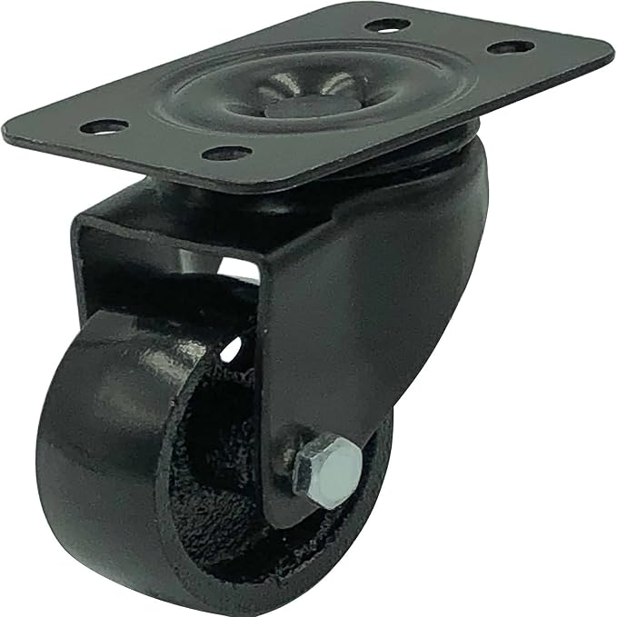 FactorDuty Set of 4 Metal Swivel Plate Caster Wheels - Image 7