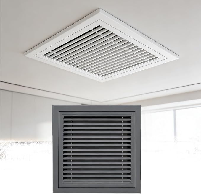Gray Steel Air Vent Cover 12x20 by Unknown