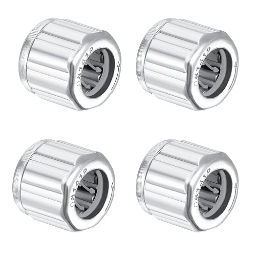 4 Pieces Needle Roller Bearings, One Way Bearing, 8mm Needle Bearings Bore 14mm by Yokizilous