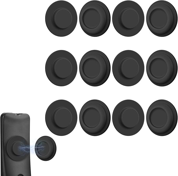 6 Pack Magnetic Remote Control Holder – Upgraded Silicone Magnetic Wall Mount by AMAZYC-US