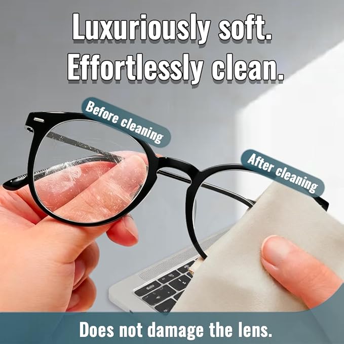 10 Pack Microfiber Cleaning Cloths, Premium 110D Scratch-Free & Lint-Free Clean - Image 3