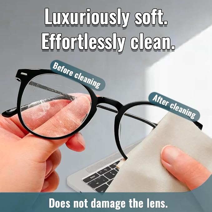 10 Pack Microfiber Cleaning Cloths, Premium 110D Scratch-Free & Lint-Free Clean - Image 3