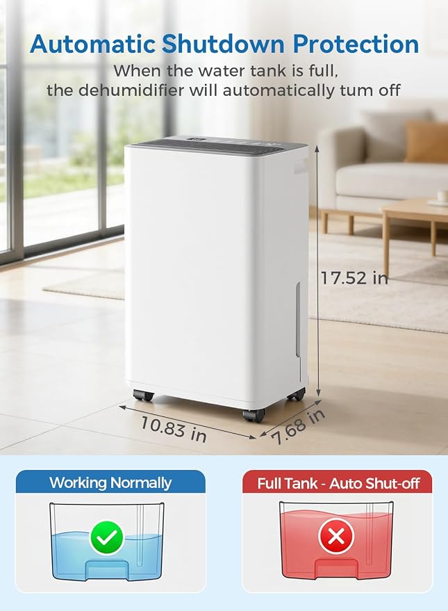 2500 Sq.Ft Dehumidifier for Basement - Image 2
