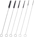 Brush Family Straw Cleaner Brush Set, 6 Piece Long Drinking Straws Cleaning by BRUSHFAMILY