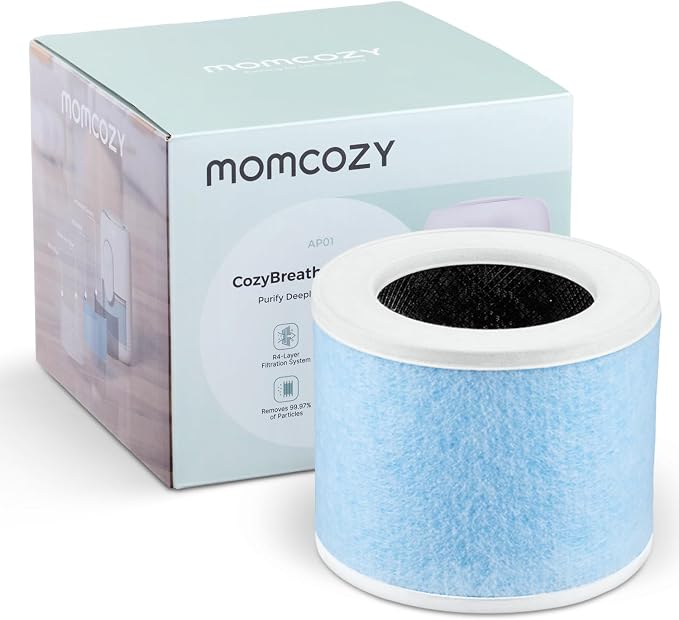Momcozy Official Air Purifier Replacement Filter, 4-Filter System by Momcozy