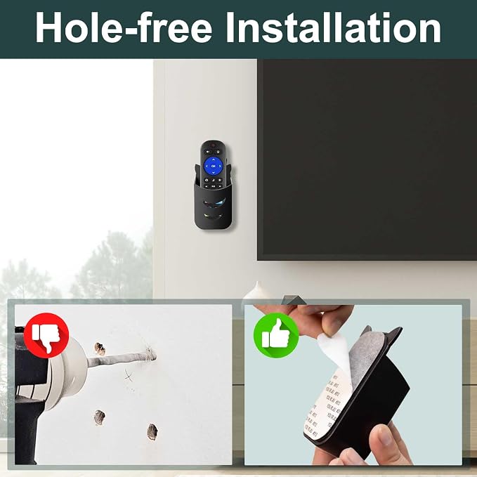 2 Pack Universal Remote Holder for Roku Remote, for LG TV, UC7078T Fan Remote - Image 4