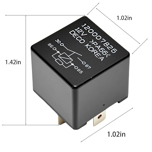 2Pcs 120007826 12V 40A 4-Pin Air Conditioning Fan Relay Normally Open - Image 3