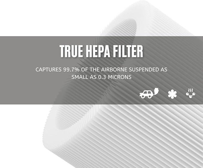 Nispira TD-1300 CL-6070A TAP01 4-in-1 True HEPA Replacement Filters Compatible - Image 7