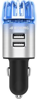 Car Air Purifier Ionizer, 12V Plug-in Car Air Freshener Gadgets by 4WDKING